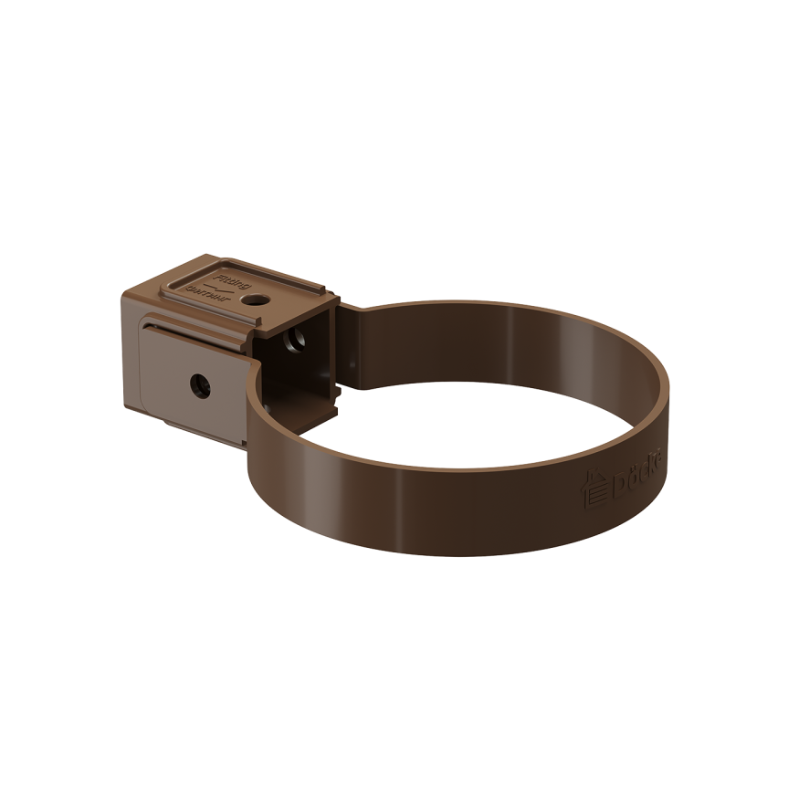 Универсальный хомут для водосточной трубы Docke Standard, цвет светло-коричневый. купить в Барнауле