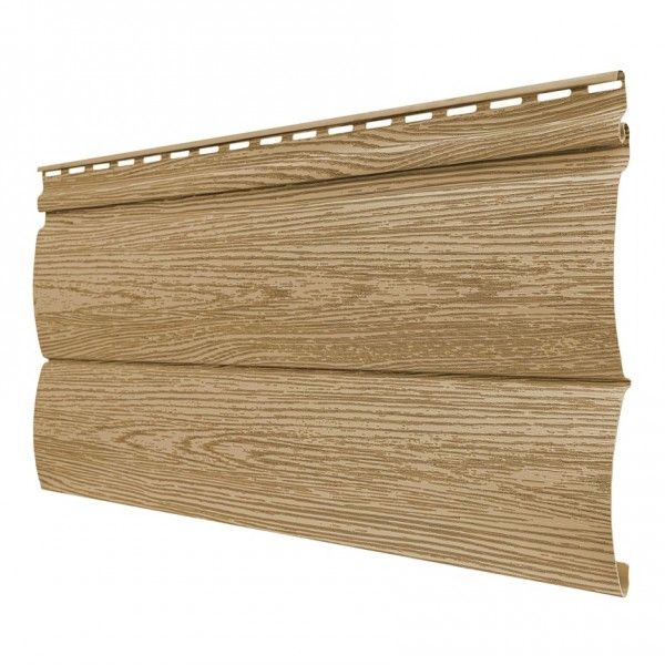 Виниловый сайдинг Tecos Lux Двойной оцилиндрованный брус, Ангарская сосна купить в Барнауле