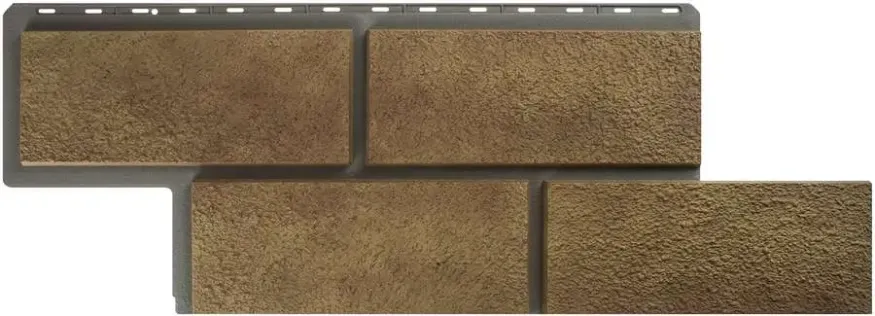 Фасадная панель Альта-Профиль Неаполитанский камень Бежевый купить в Барнауле