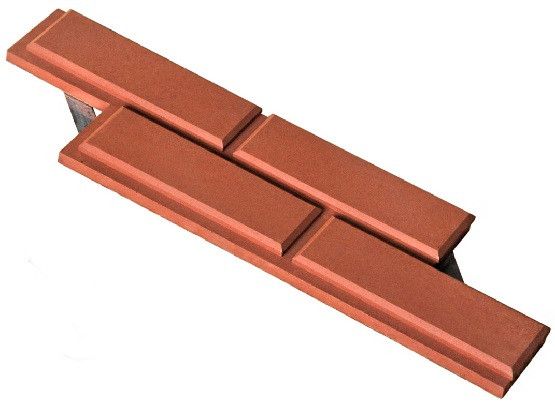 Фасадная плитка Кирисс Фасад Гладкий кирпич с фаской купить в Барнауле