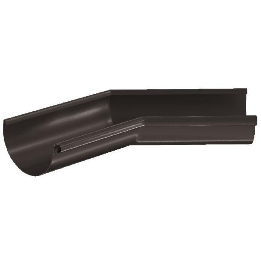 Внутренний угол желоба 135°, Aquasystem, RR 32 Тёмно-коричневый 125/90 купить в Барнауле