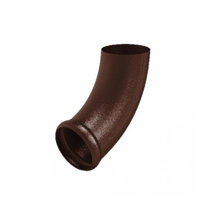 Отвод трубы декорированный Aquasystem, коричневый матовый RAL 8017, 150/100. купить в Барнауле