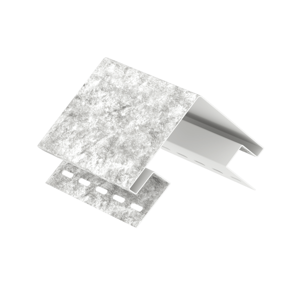 Наружный угол Ю-Пласт, Стоун-хаус Кварцит, Светло-Серый купить в Барнауле