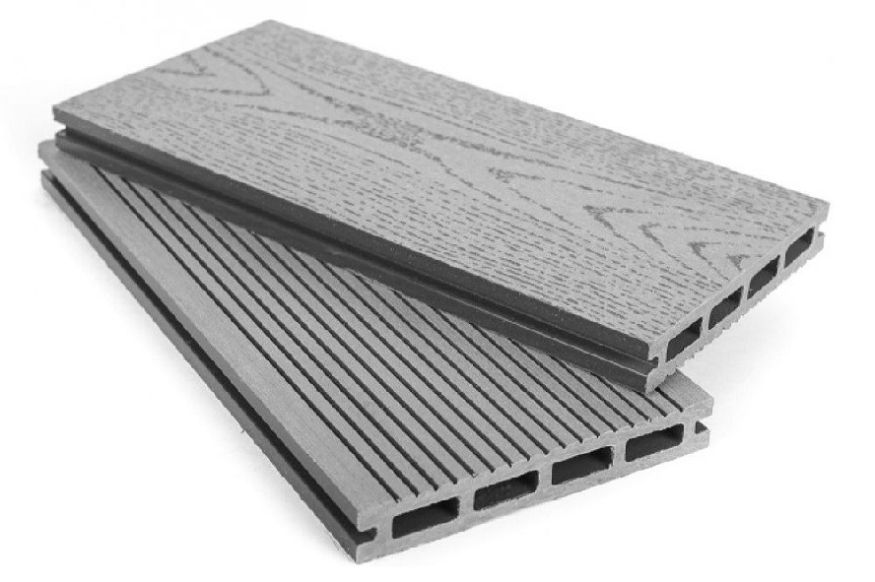 Террасная доска ДПК АЙ-ТЕХПЛАС серого цвета купить в Барнауле
