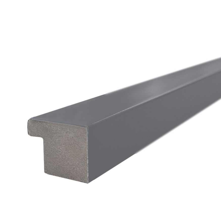 Завершающая рейка для 3D-панели, серого цвета купить в Барнауле