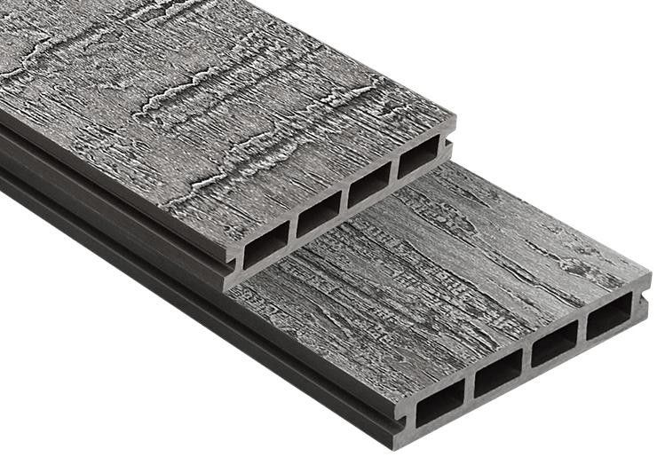 Террасная доска ДПК Outdoor 3D VIRGINIA/COLORADO в темно-сером цвете. купить в Барнауле