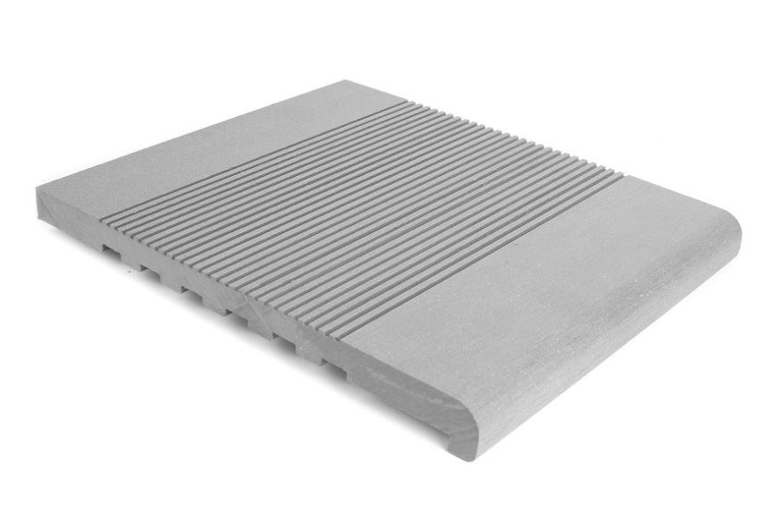 Ступень из ДПК Aй-Текпласт, серого цвета. купить в Барнауле