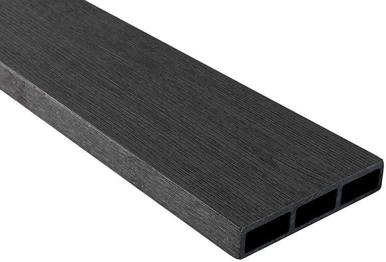 Доска 3D ДПК для улицы STORM BLACK черного цвета купить в Барнауле