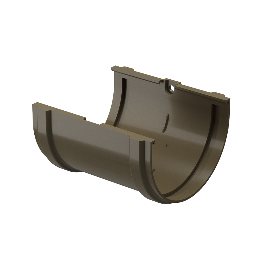 Соединитель желобов Docke Premium, оттенок Каштан купить в Барнауле