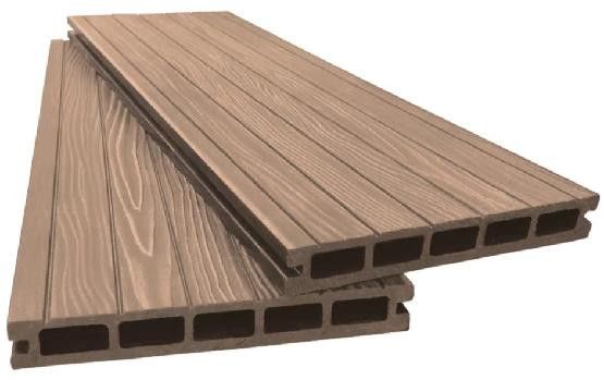Террасная доска ДПК 3D Ай-Техплас 160x22, цвет какао купить в Барнауле