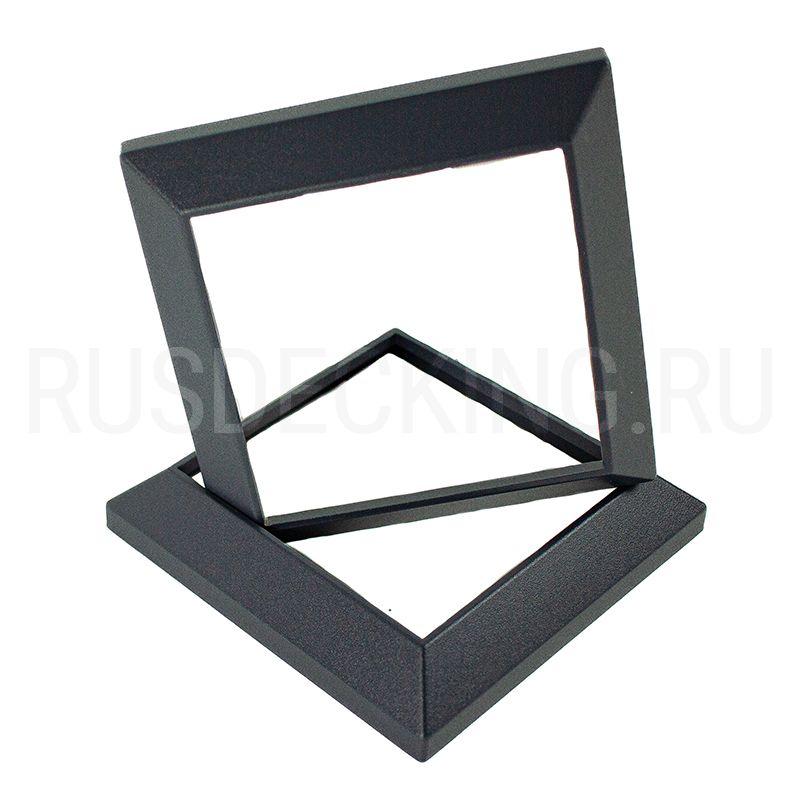 Рамка столба ограждения RusDecking Unodeck Графит купить в Барнауле