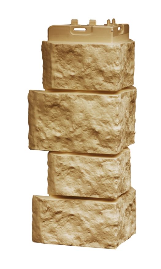Угол наружный Grand Line, Дикий камень Classic, Песочный купить в Барнауле