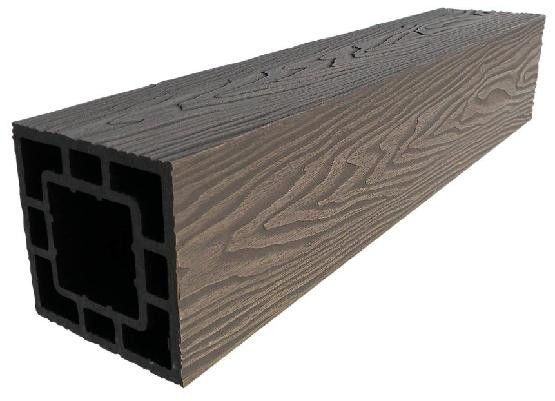 Столб опорный ДПК 3D GardenParkett 120х120мм, Венге купить в Барнауле