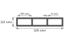 Доска 3D ДПК Outdoor STORM дубовый