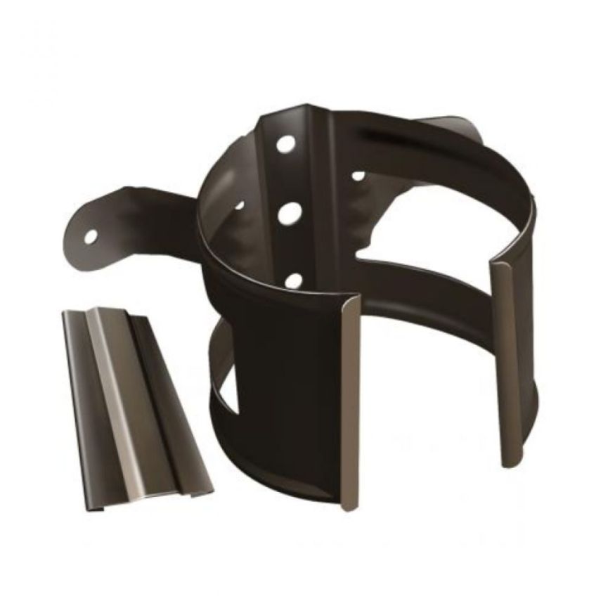 Кронштейн для трубы на деревянной основе, Grand Line, коричневый (RR 32) купить в Барнауле