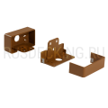 Комплект крепления перил прямое RusDecking Unodeck Орех купить в Барнауле