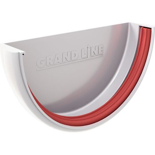 Заглушка для желоба Grand Line, белого цвета. купить в Барнауле