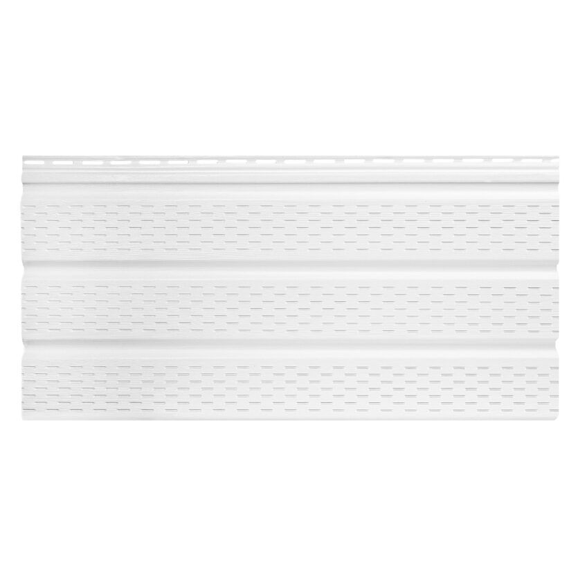 Софит Tecos с полной перфорацией, белый цвет. купить в Барнауле