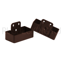 Комплект крепления перил прямое RusDecking Unodeck Венге