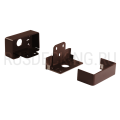 Комплект крепления перил прямое RusDecking Unodeck Венге купить в Барнауле