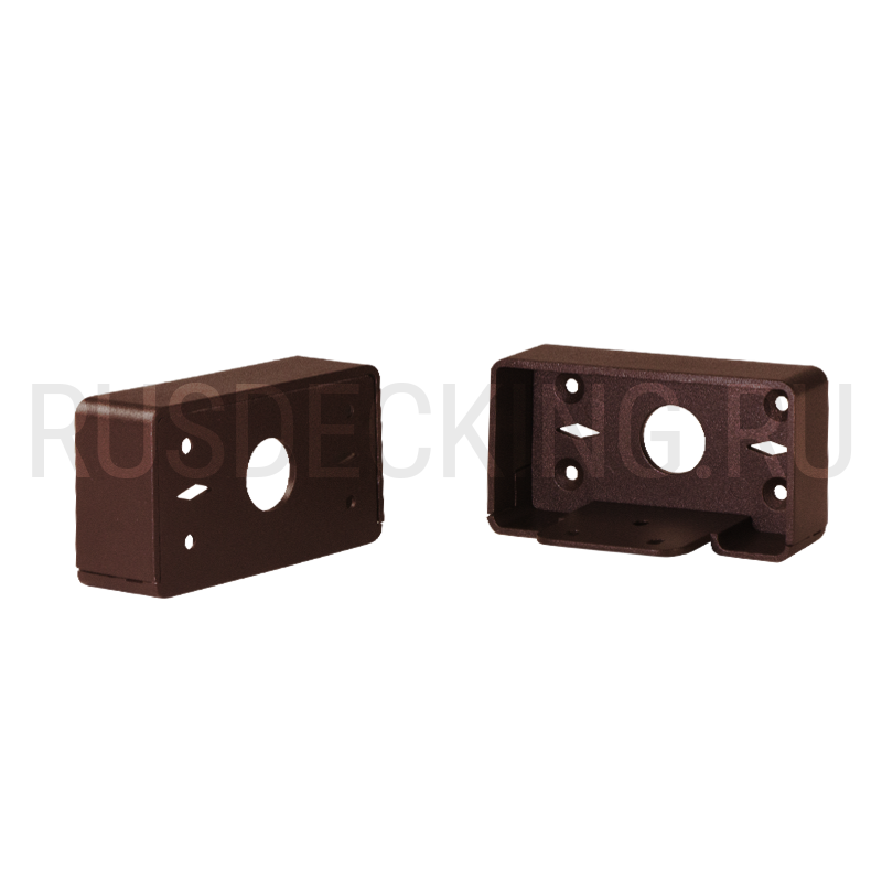 Комплект крепления перил прямое RusDecking Unodeck Венге купить в Барнауле