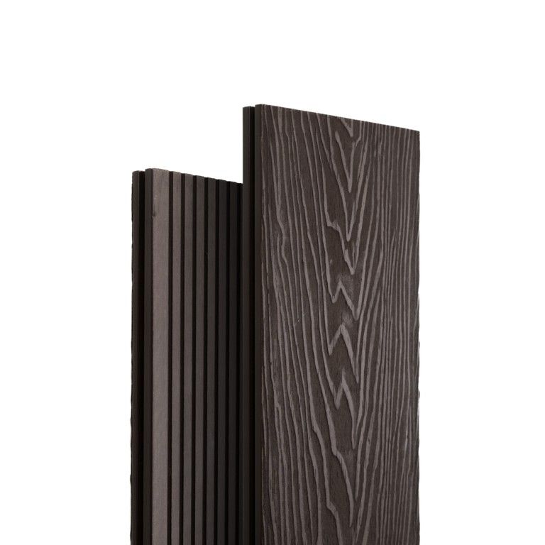 Террасная доска Экодекинг Топ полнотелая, Венге купить в Барнауле
