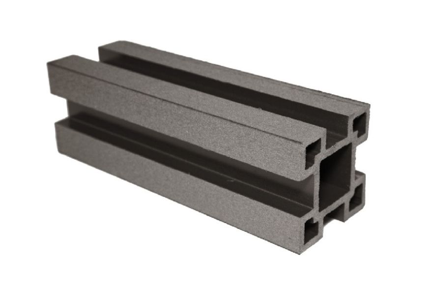 Столб с пазами ДПК АЙ-ТЕХПЛАСТ цвет венге купить в Барнауле