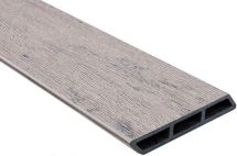 Доска Ромбус 3D ДПК Outdoor STORM GREY серый микс