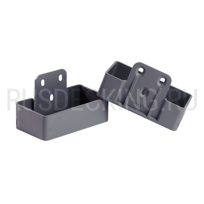Комплект крепления перил прямое RusDecking Unodeck Серый купить в Барнауле