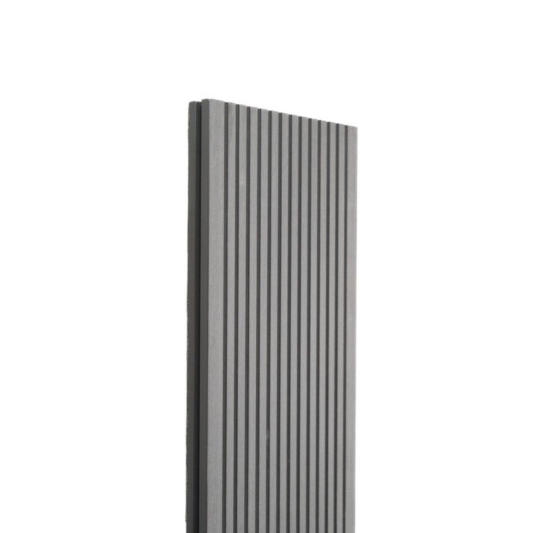 Террасная доска Экодекинг Топ полнотелая, Серый купить в Барнауле