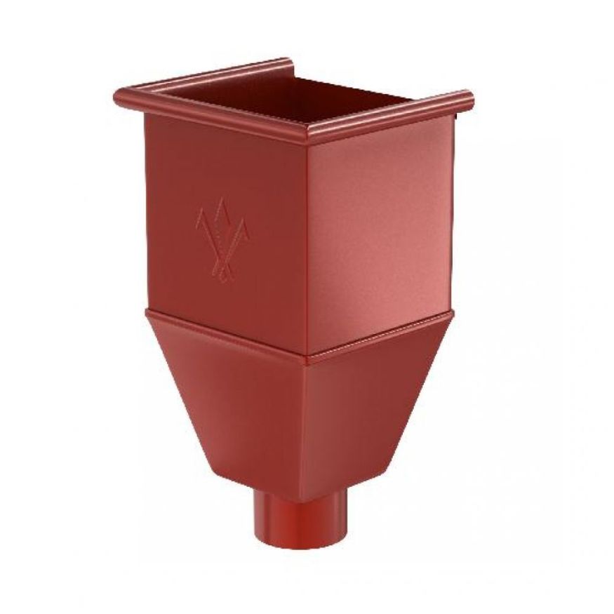 Водосборная воронка удлиненная Aquasystem RR29 Бургундия 125/90 купить в Барнауле