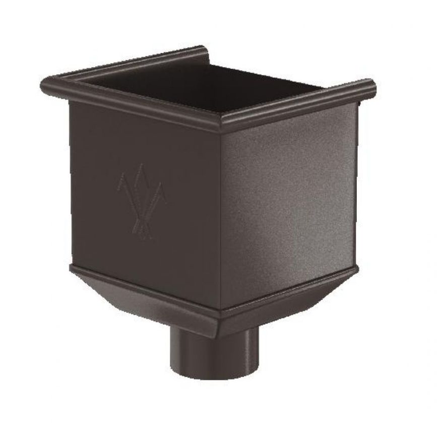 Воронка водосборная Aquasystem RR 32, тёмно-коричневая, 150/100 купить в Барнауле