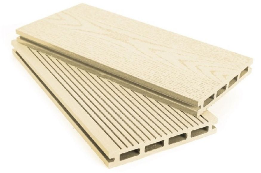 Террасная доска ДПК AYTECHPLAS цвет слоновая кость купить в Барнауле