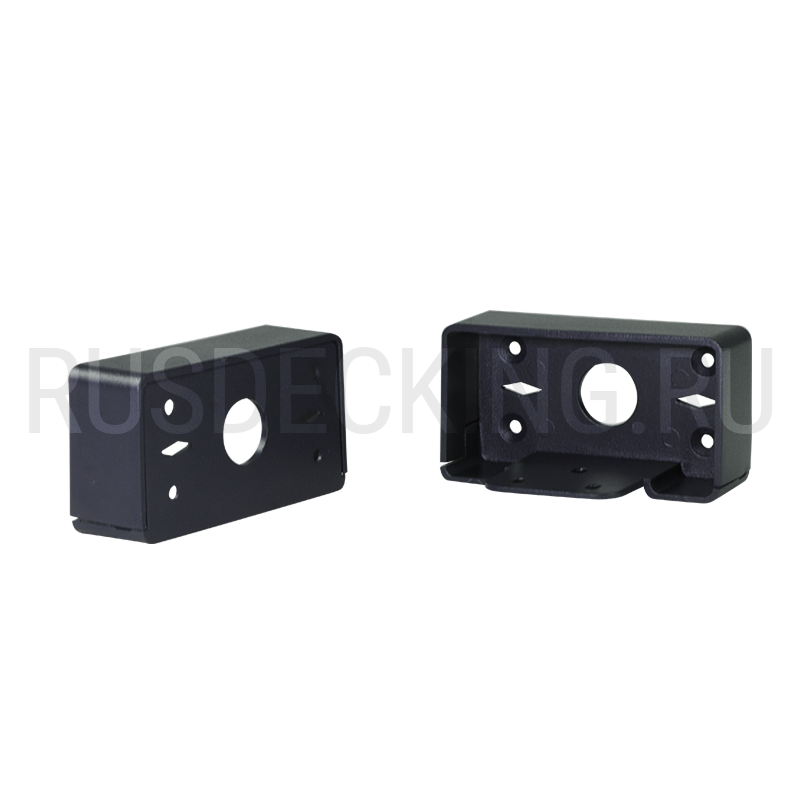 Комплект крепления перил прямое RusDecking Unodeck Графит купить в Барнауле