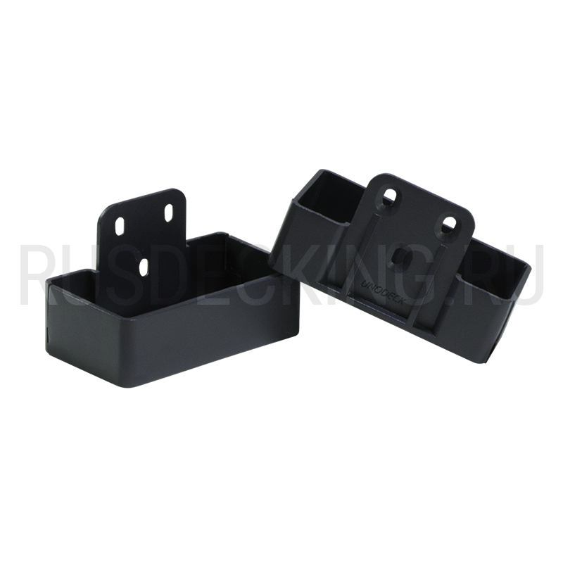 Комплект крепления перил прямое RusDecking Unodeck Графит купить в Барнауле