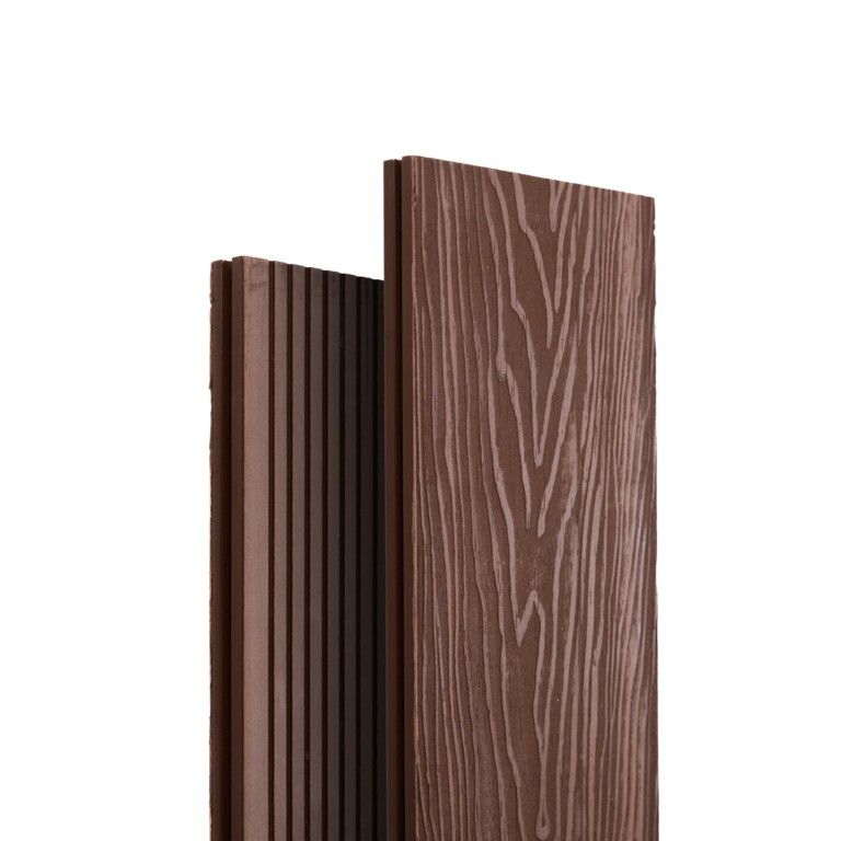 Террасная доска Экодекинг Топ полнотелая, Шоколад купить в Барнауле