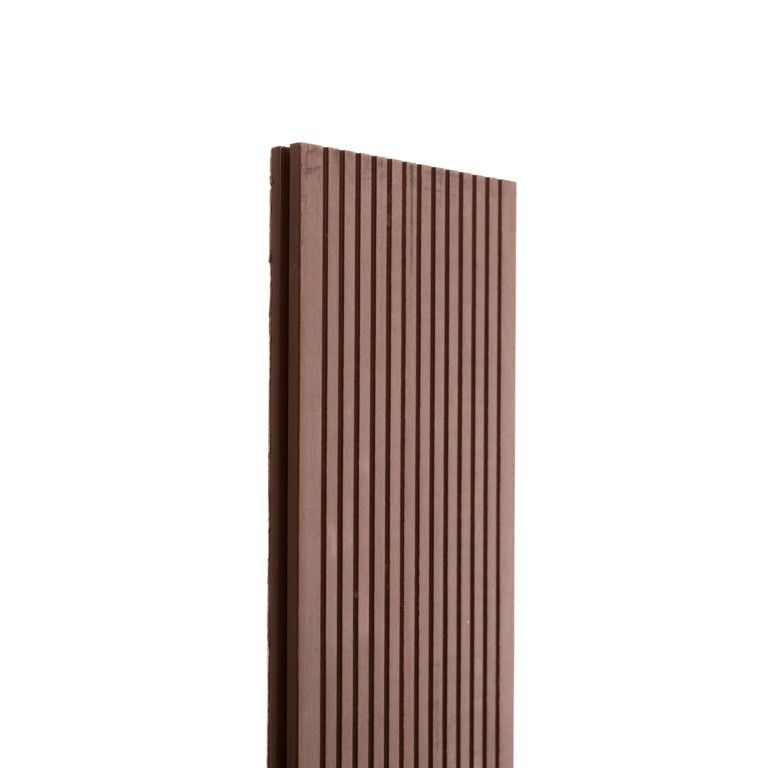 Террасная доска Экодекинг Топ полнотелая, Шоколад купить в Барнауле