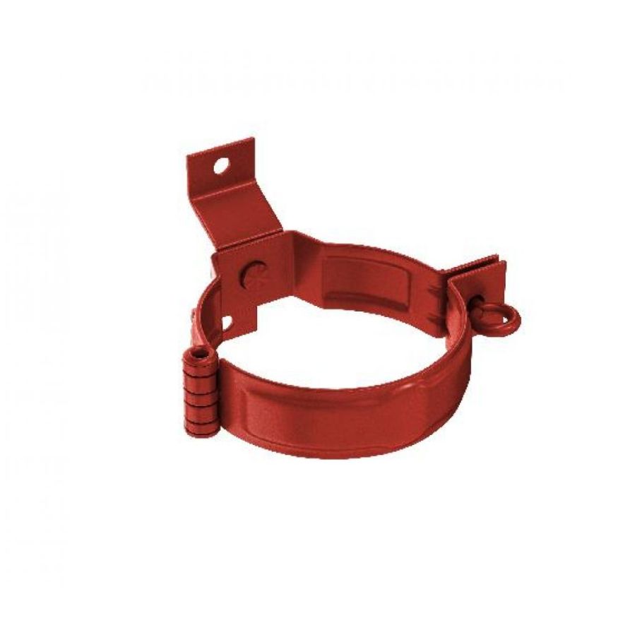 Декоративный хомут для труб под дерево с крепежом, Aquasystem, RR29 Бургундский 125/90 купить в Барнауле