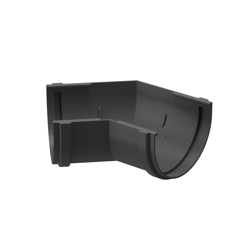 Угол желоба 135˚, Docke Premium, цвет графит купить в Барнауле