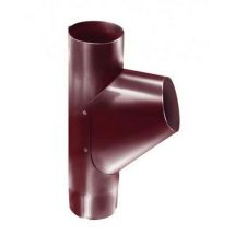 Тройник трубы Grand Line, цвет Вишневый (RAL 3005)