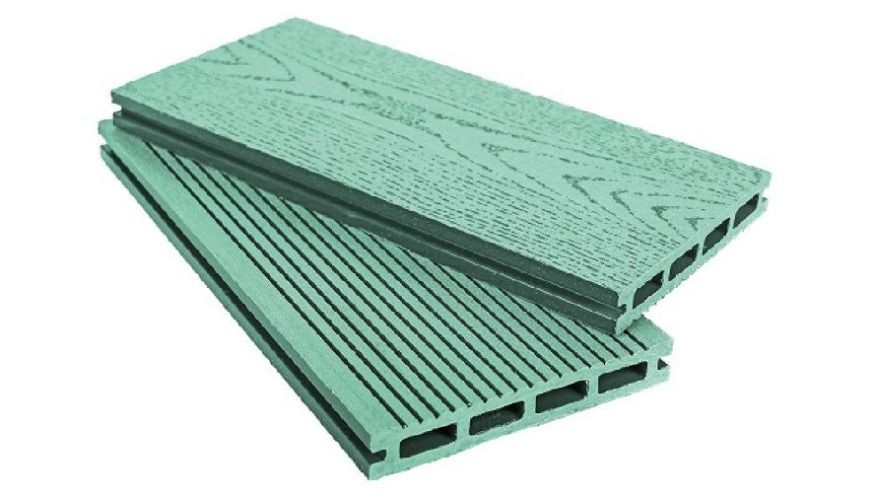 Террасная доска ДПК АЙ-ТЕХПЛАС зеленого цвета купить в Барнауле