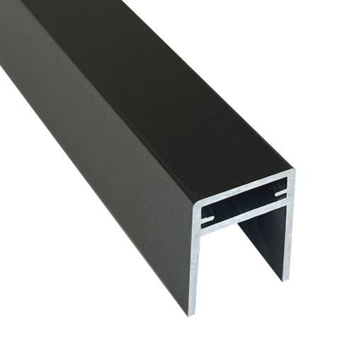 Алюминиевый П-профиль EasyDecking Черное дерево купить в Барнауле
