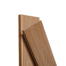 Террасная доска Экодекинг Топ полнотелая, Бронза