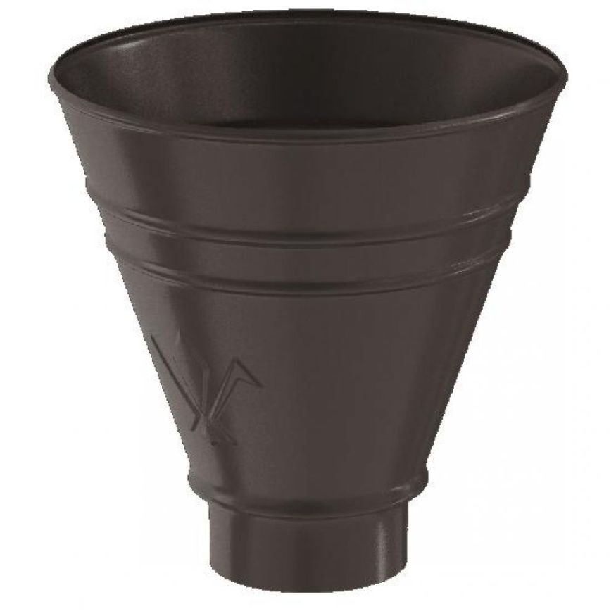 Водосборная воронка круглая Aquasystem RR 32, тёмно-коричневая, 150/100 купить в Барнауле