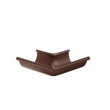 Наружный угол желоба 90°, Aquasystem, RAL 8017 Коричневый матовый 150/100