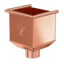 Водосборная воронка Aquasystem из меди 150/100