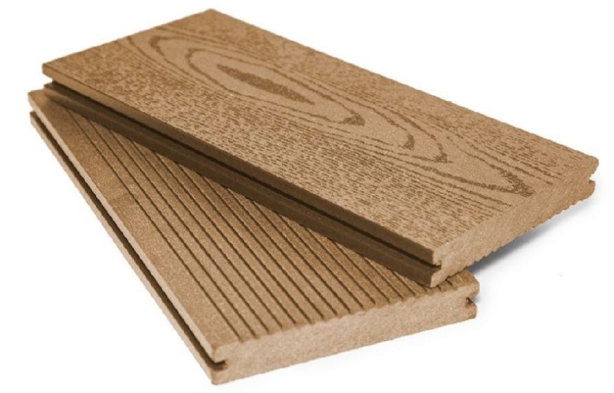 Террасная доска ДПК МАССИВ АЙ-ТЕХПЛАС бронзового цвета купить в Барнауле