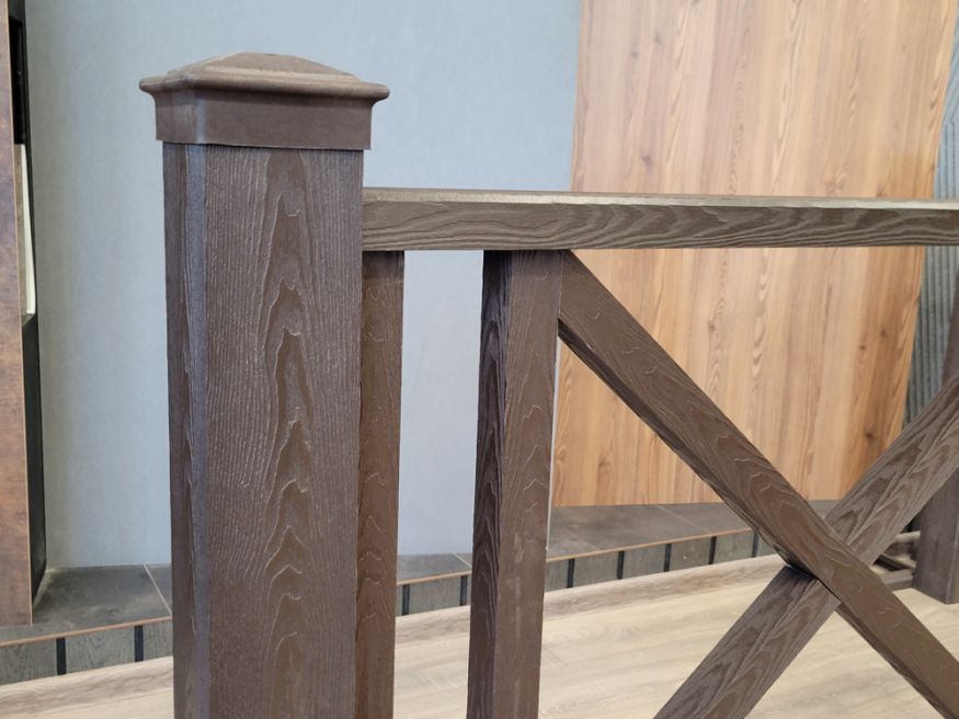 Крышка верхняя для ограждения ДПК Latitudo 3D купить в Барнауле