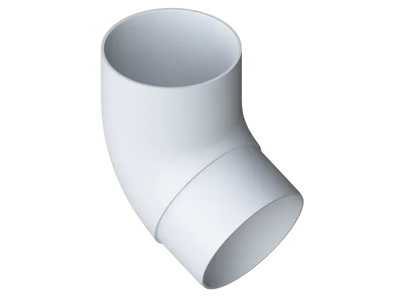 Колено трубное 67°, Альта-профиль, Элит Белоснежный купить в Барнауле