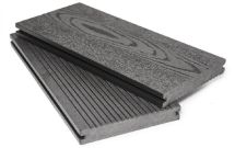 Террасная доска ДПК МАССИВ АЙ-ТЕХПЛАС цвет графит